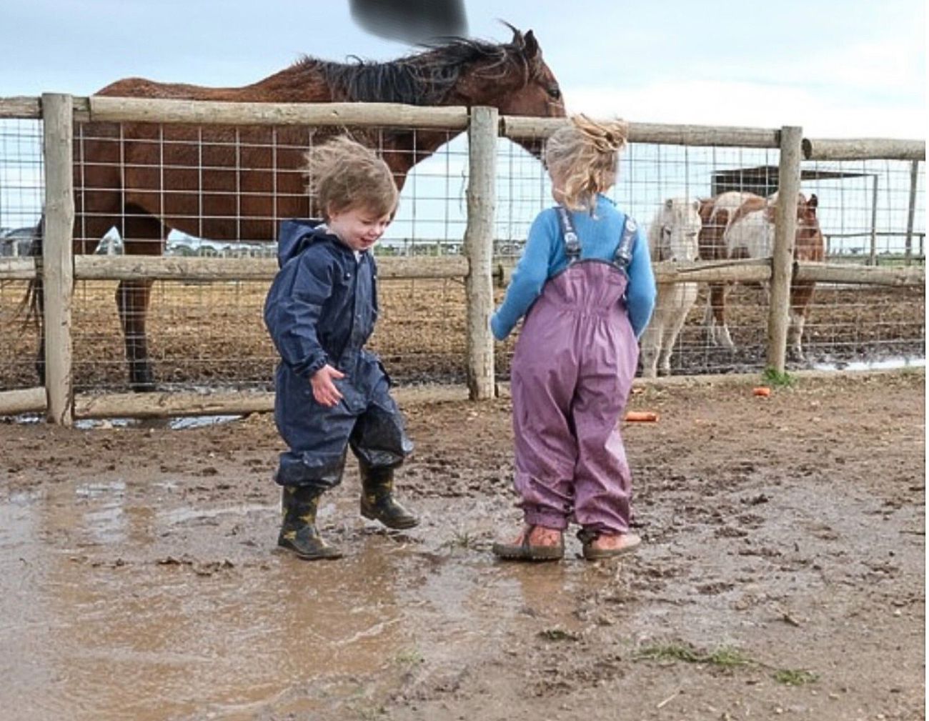 Puddles galore