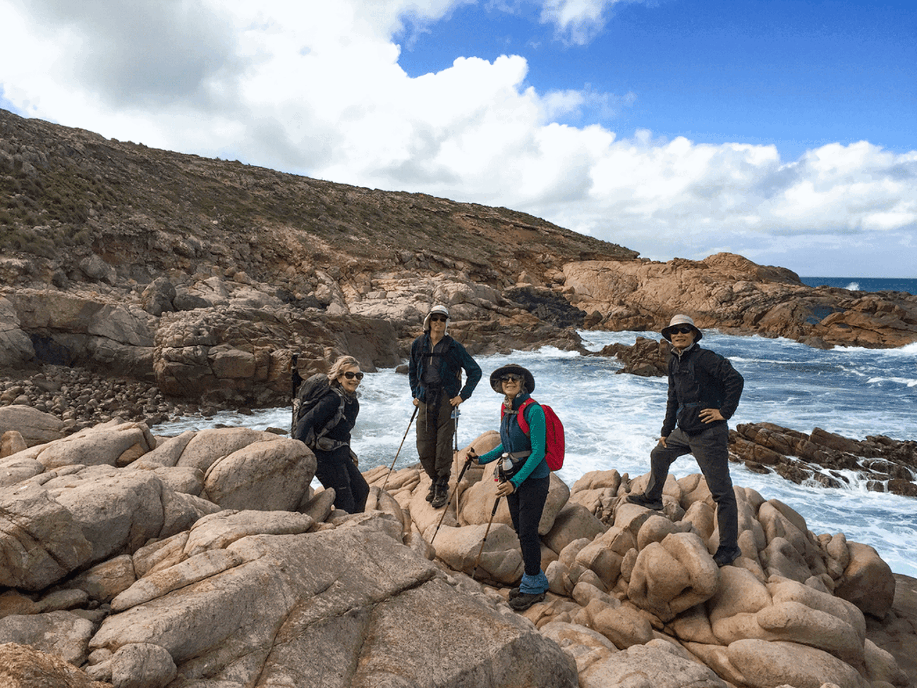 Winter hiking at Hillocks