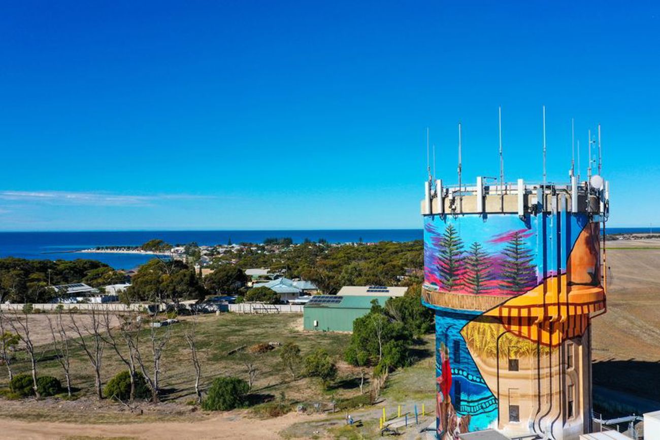 Port Vincent Water Tower Mural