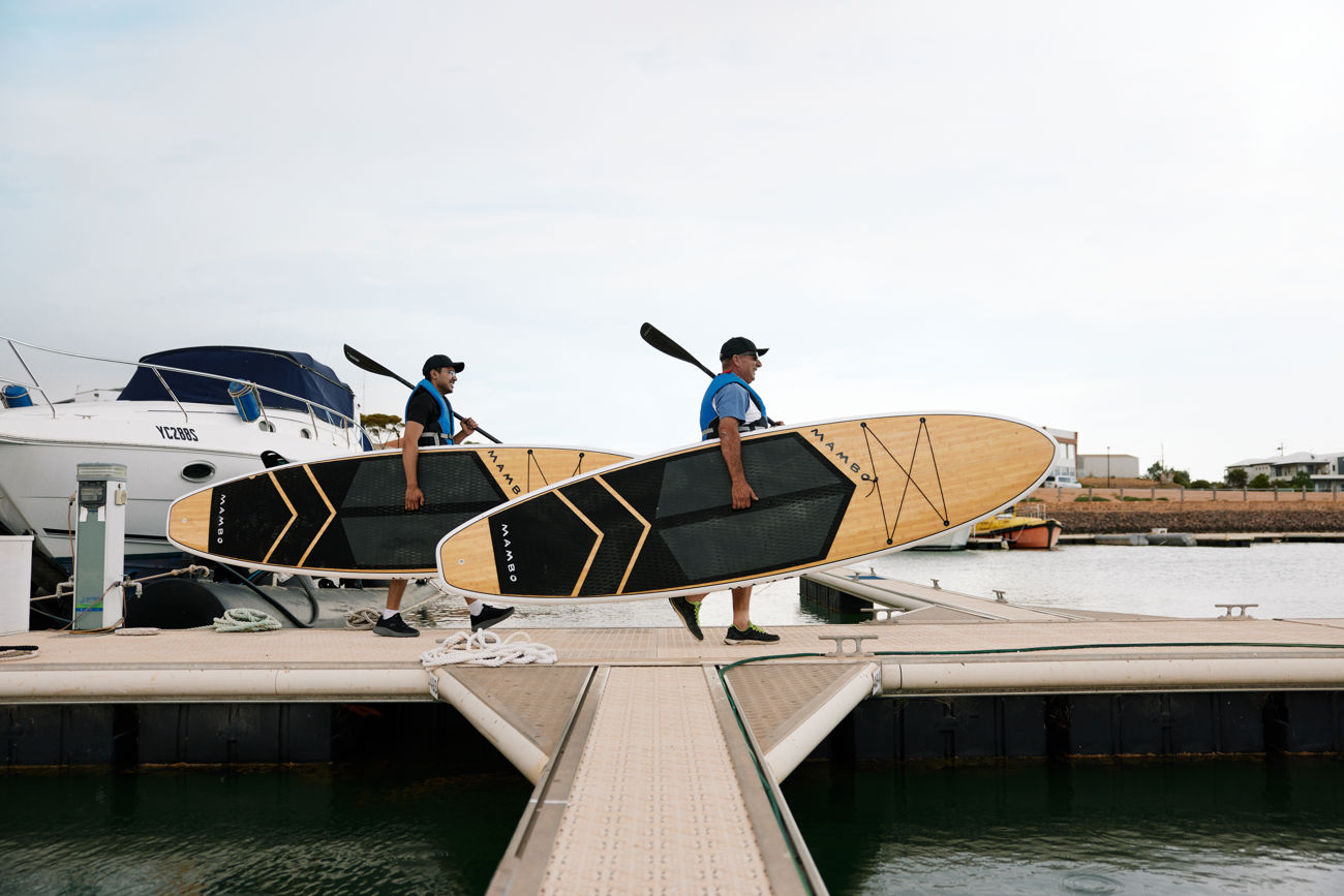 Paddleboard hire from Wallaroo Marina Apartments