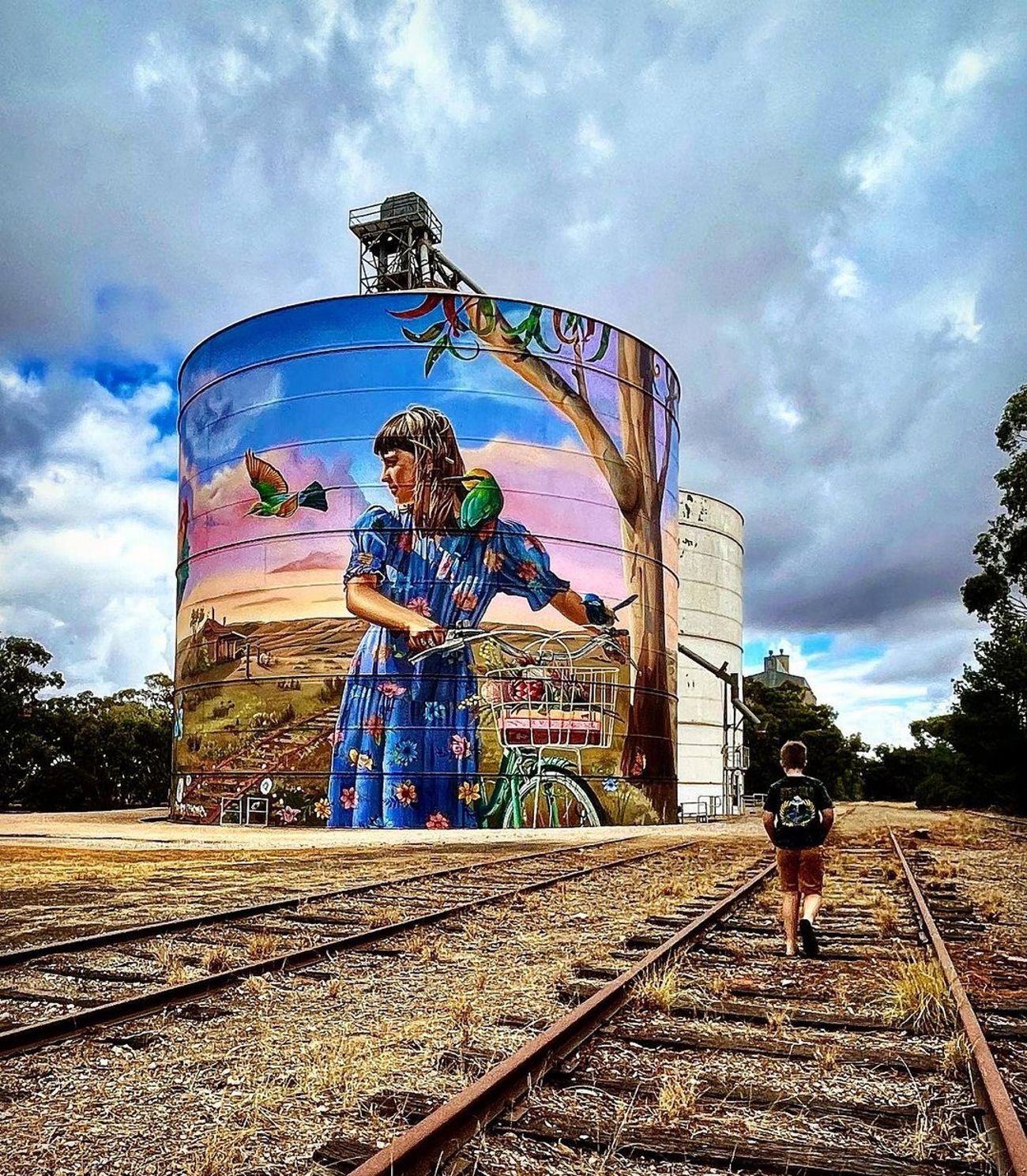 Bute silo art